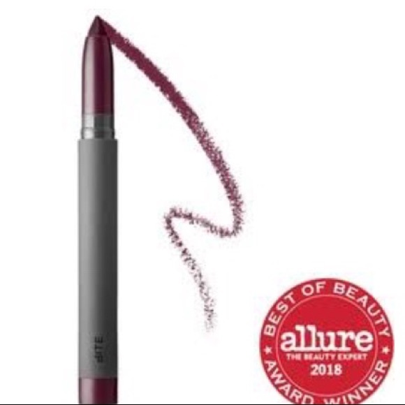 Bite Beauty Other - NWT Matte Lip Crayon Dark Wine Redish Purple